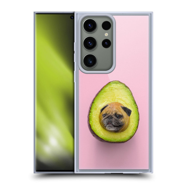 Pixelmated Animals Surreal Pets Pugacado Soft Gel Case for Samsung Galaxy S23 Ultra 5G