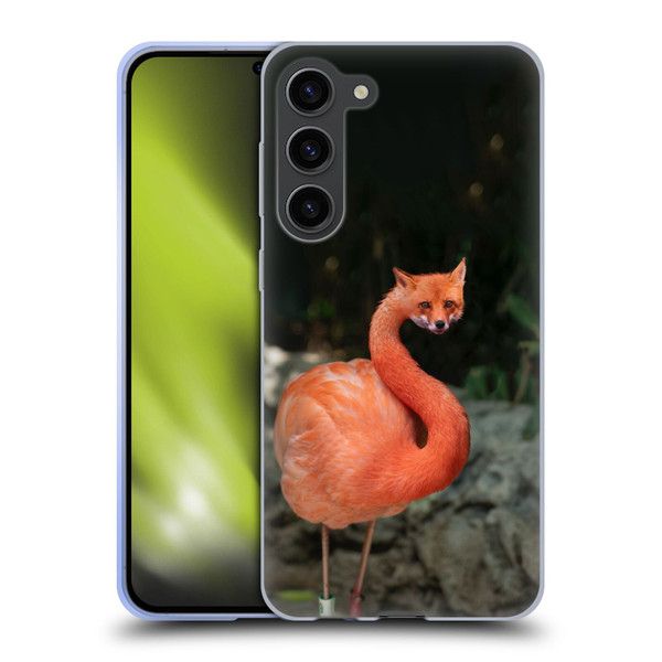 Pixelmated Animals Surreal Wildlife Foxmingo Soft Gel Case for Samsung Galaxy S23+ 5G