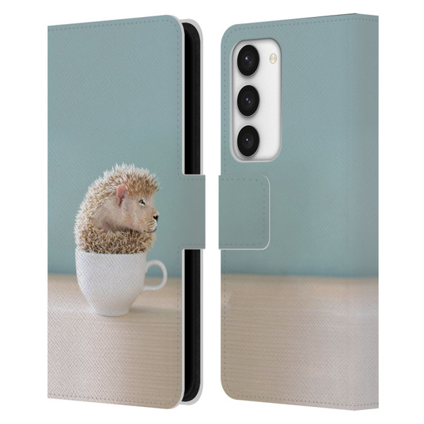 Pixelmated Animals Surreal Pets Lionhog Leather Book Wallet Case Cover For Samsung Galaxy S23 5G