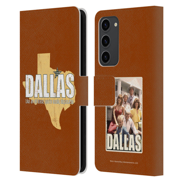 Dallas: Television Series Graphics Quote Leather Book Wallet Case Cover For Samsung Galaxy S23+ 5G