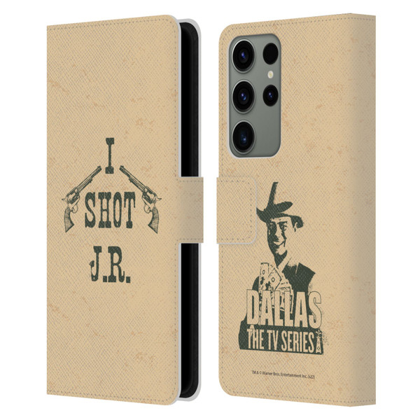 Dallas: Television Series Graphics Typography Leather Book Wallet Case Cover For Samsung Galaxy S23 Ultra 5G