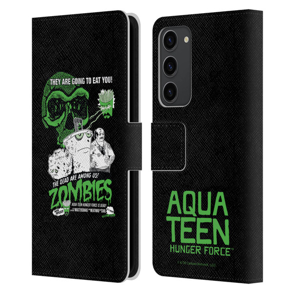 Aqua Teen Hunger Force Graphics They Are Going To Eat You Leather Book Wallet Case Cover For Samsung Galaxy S23+ 5G