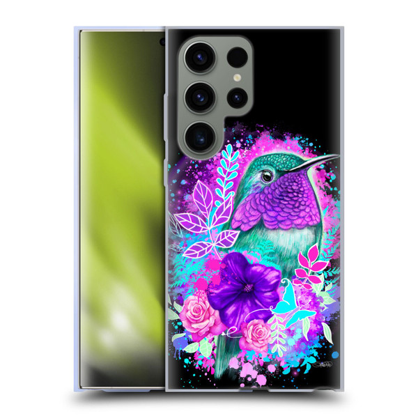 Sheena Pike Animals Purple Hummingbird Spirit Soft Gel Case for Samsung Galaxy S23 Ultra 5G