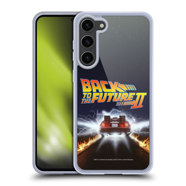 Back to the Future II Key Art Blast Soft Gel Case for Samsung Galaxy S23+ 5G