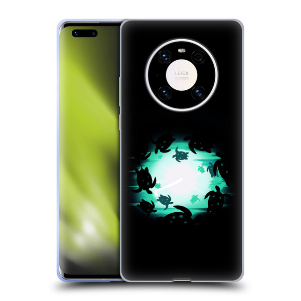 Alyn Spiller Animal Art Turtles Soft Gel Case for Huawei Mate 40 Pro 5G