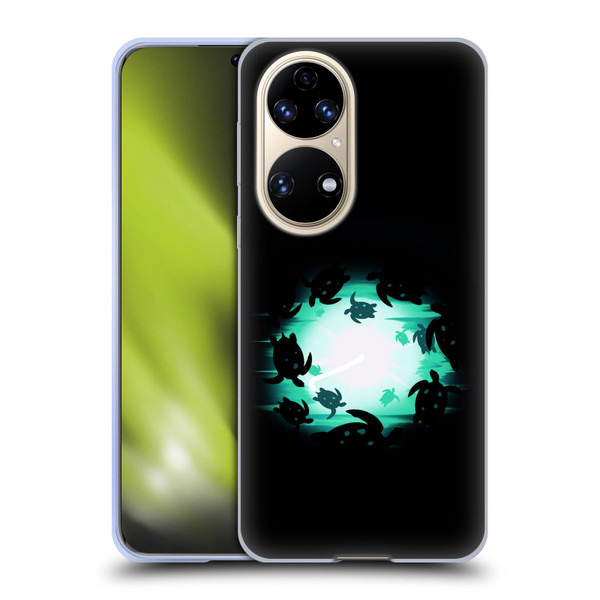Alyn Spiller Animal Art Turtles Soft Gel Case for Huawei P50