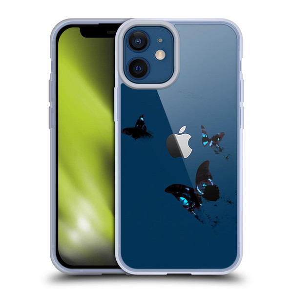 Alyn Spiller Animal Art Butterflies 2 Soft Gel Case for Apple iPhone 12 Mini