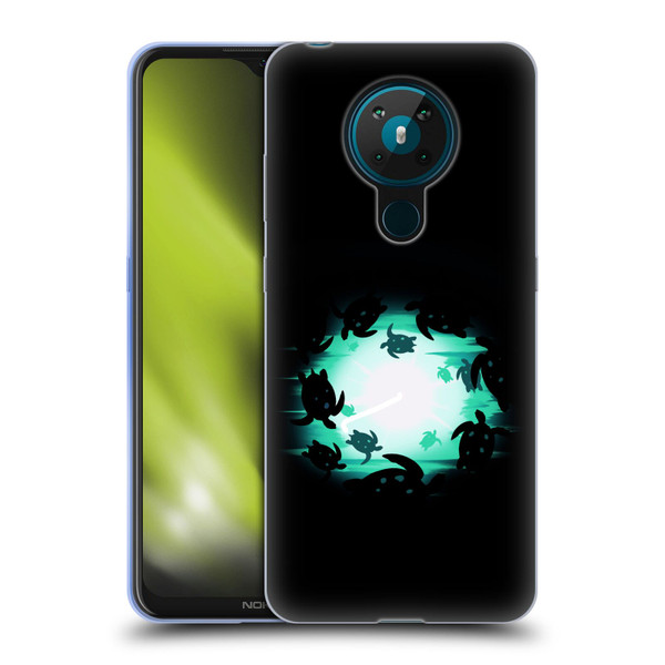 Alyn Spiller Animal Art Turtles Soft Gel Case for Nokia 5.3