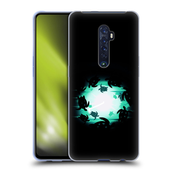Alyn Spiller Animal Art Turtles Soft Gel Case for OPPO Reno 2