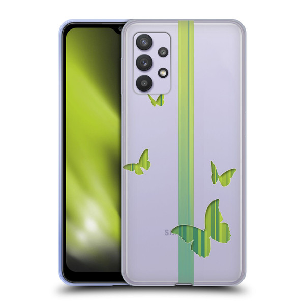 Alyn Spiller Animal Art Butterflies Soft Gel Case for Samsung Galaxy A32 5G / M32 5G (2021)