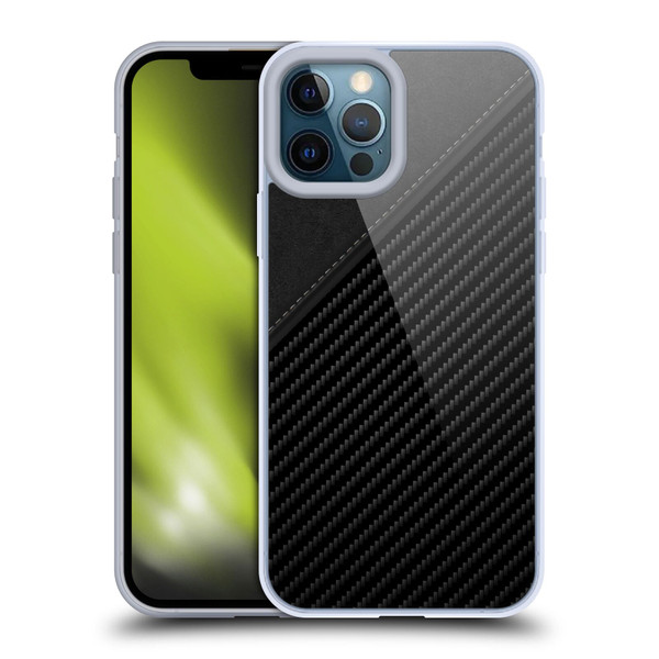 Alyn Spiller Carbon Fiber Leather Soft Gel Case for Apple iPhone 12 Pro Max