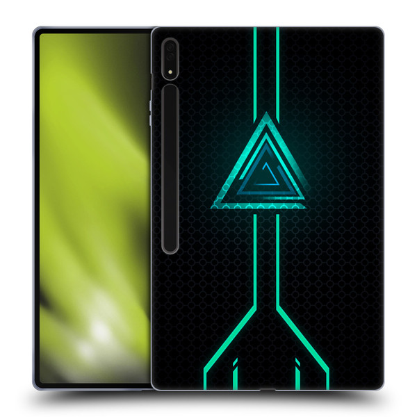 Alyn Spiller Neon Green Soft Gel Case for Samsung Galaxy Tab S8 Ultra