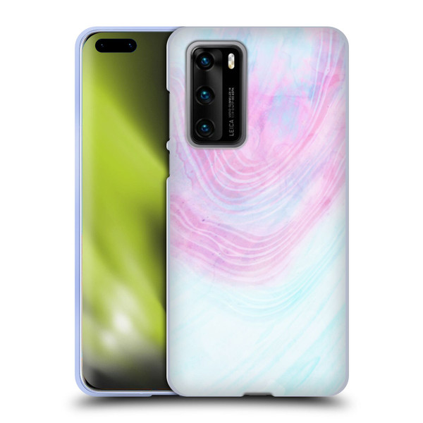 Alyn Spiller Marble Pastel Soft Gel Case for Huawei P40 5G