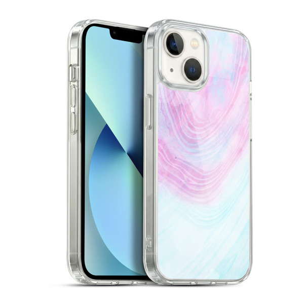 Alyn Spiller Marble Pastel Soft Gel Case for Apple iPhone 13