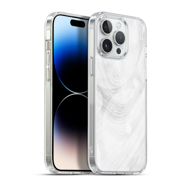 Alyn Spiller Marble White Soft Gel Case for Apple iPhone 13 Pro Max & MagSafe