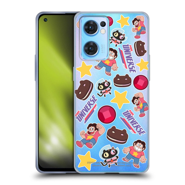 Steven Universe Graphics Icons Soft Gel Case for OPPO Reno7 5G / Find X5 Lite