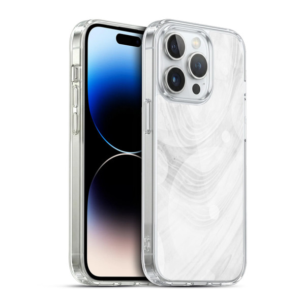Alyn Spiller Marble White Soft Gel Case for Apple iPhone 13 Pro & MagSafe