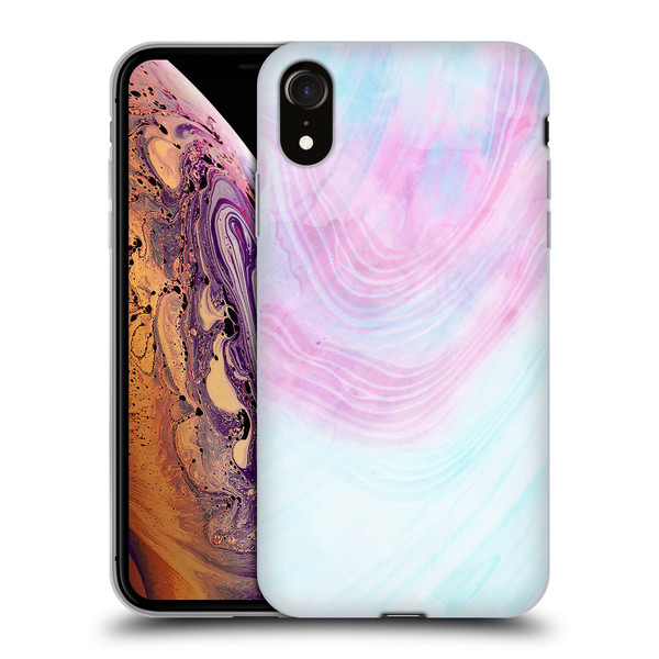 Alyn Spiller Marble Pastel Soft Gel Case for Apple iPhone XR