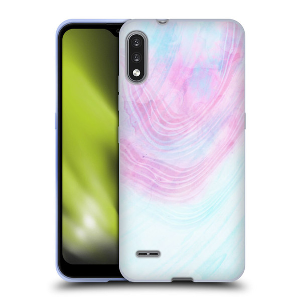 Alyn Spiller Marble Pastel Soft Gel Case for LG K22