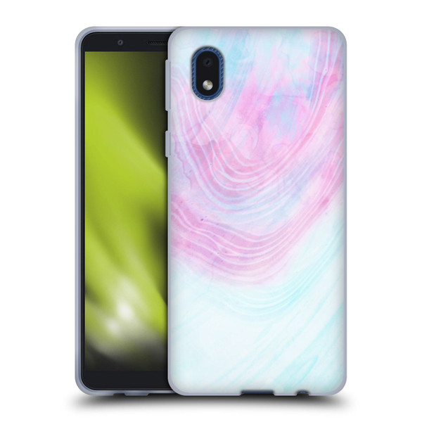Alyn Spiller Marble Pastel Soft Gel Case for Samsung Galaxy A01 Core (2020)