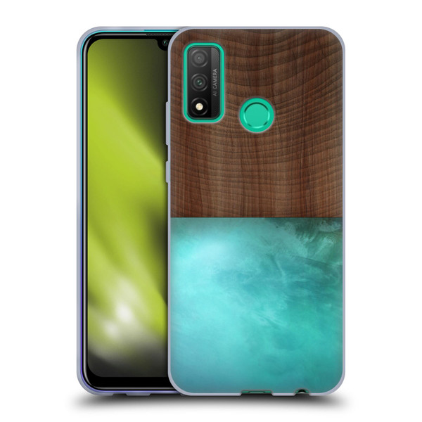 Alyn Spiller Wood & Resin Blocking Soft Gel Case for Huawei P Smart (2020)