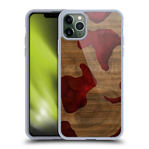 Alyn Spiller Wood & Resin Fire Soft Gel Case for Apple iPhone 11 Pro Max