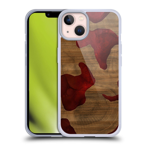 Alyn Spiller Wood & Resin Fire Soft Gel Case for Apple iPhone 13