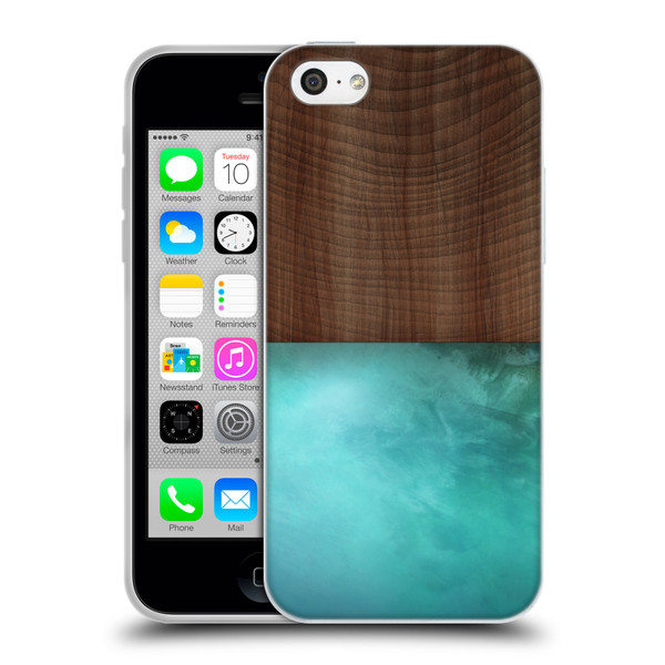 Alyn Spiller Wood & Resin Blocking Soft Gel Case for Apple iPhone 5c