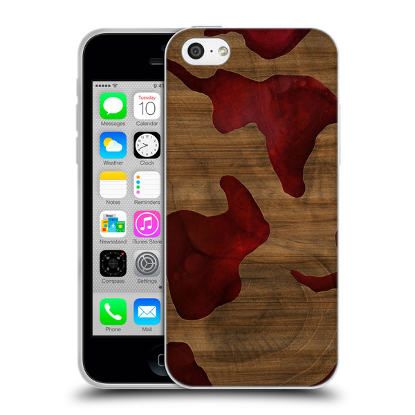 Alyn Spiller Wood & Resin Fire Soft Gel Case for Apple iPhone 5c