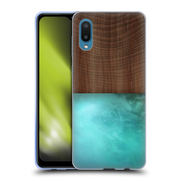 Alyn Spiller Wood & Resin Blocking Soft Gel Case for Samsung Galaxy A02/M02 (2021)