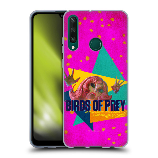 Birds of Prey DC Comics Graphics Panic In Neon Soft Gel Case for Huawei Y6p