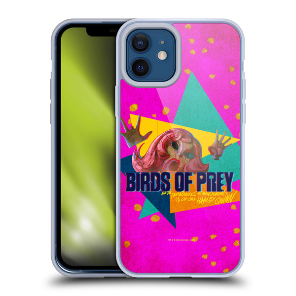 Birds of Prey DC Comics Graphics Panic In Neon Soft Gel Case for Apple iPhone 12 / iPhone 12 Pro