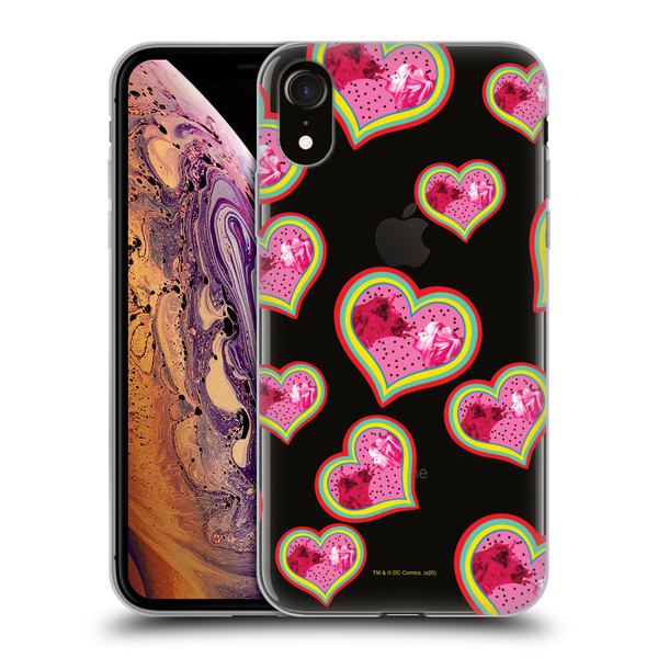 Birds of Prey DC Comics Graphics Harley QuinnCoyote Heart Soft Gel Case for Apple iPhone XR