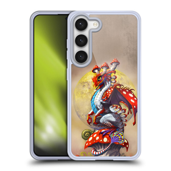 Stanley Morrison Dragons 3 Mushroom Garden Soft Gel Case for Samsung Galaxy S23 5G