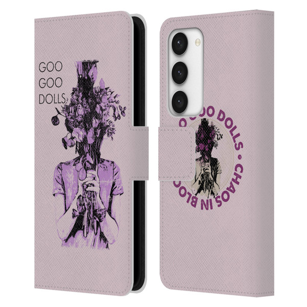 Goo Goo Dolls Graphics Chaos In Bloom Leather Book Wallet Case Cover For Samsung Galaxy S23 5G