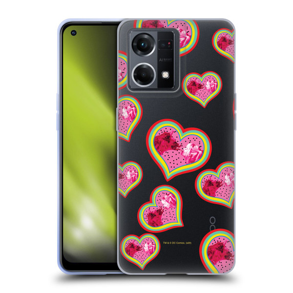 Birds of Prey DC Comics Graphics Harley QuinnCoyote Heart Soft Gel Case for OPPO Reno8 4G