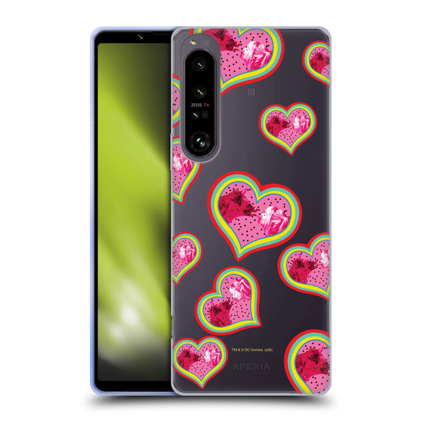 Birds of Prey DC Comics Graphics Harley QuinnCoyote Heart Soft Gel Case for Sony Xperia 1 IV