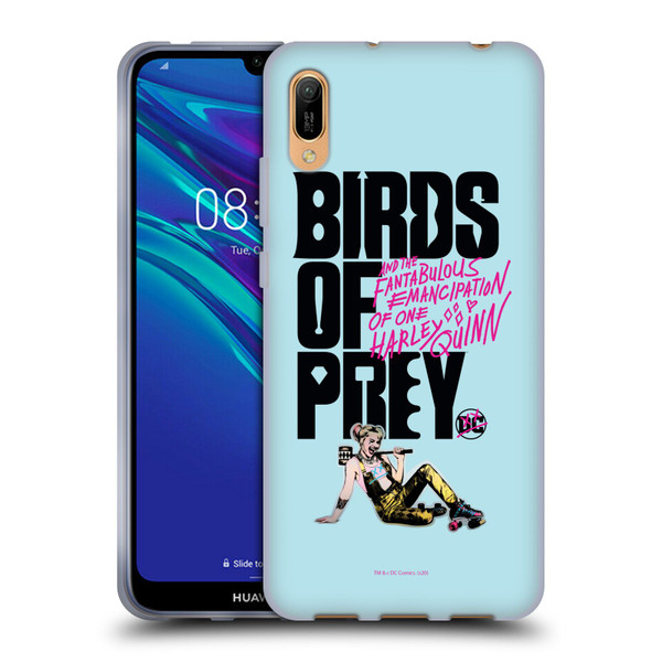 Birds of Prey DC Comics Harley Quinn Art Fantabulous Soft Gel Case for Huawei Y6 Pro (2019)