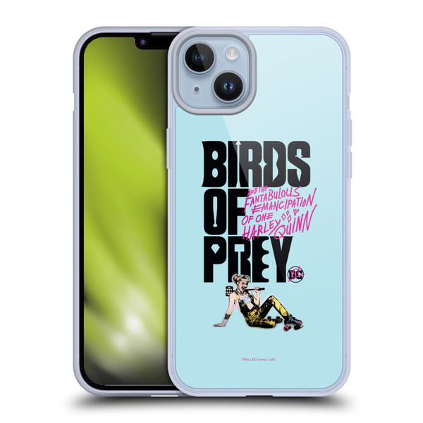 Birds of Prey DC Comics Harley Quinn Art Fantabulous Soft Gel Case for Apple iPhone 14 Plus