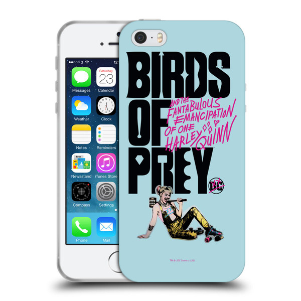 Birds of Prey DC Comics Harley Quinn Art Fantabulous Soft Gel Case for Apple iPhone 5 / 5s / iPhone SE 2016