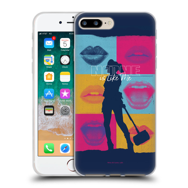 Birds of Prey DC Comics Harley Quinn Art No One Is Like Me Soft Gel Case for Apple iPhone 7 Plus / iPhone 8 Plus