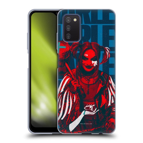 Birds of Prey DC Comics Harley Quinn Art Hammer Soft Gel Case for Samsung Galaxy A03s (2021)