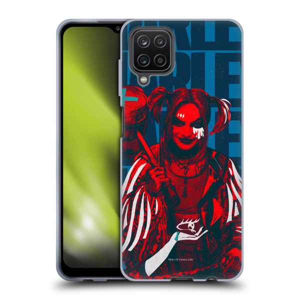 Birds of Prey DC Comics Harley Quinn Art Hammer Soft Gel Case for Samsung Galaxy A12 (2020)