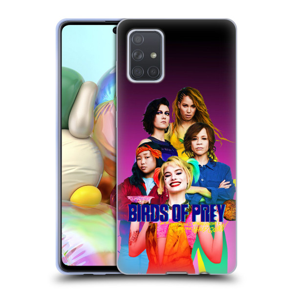 Birds of Prey DC Comics Harley Quinn Art BOP Cast Soft Gel Case for Samsung Galaxy A71 (2019)