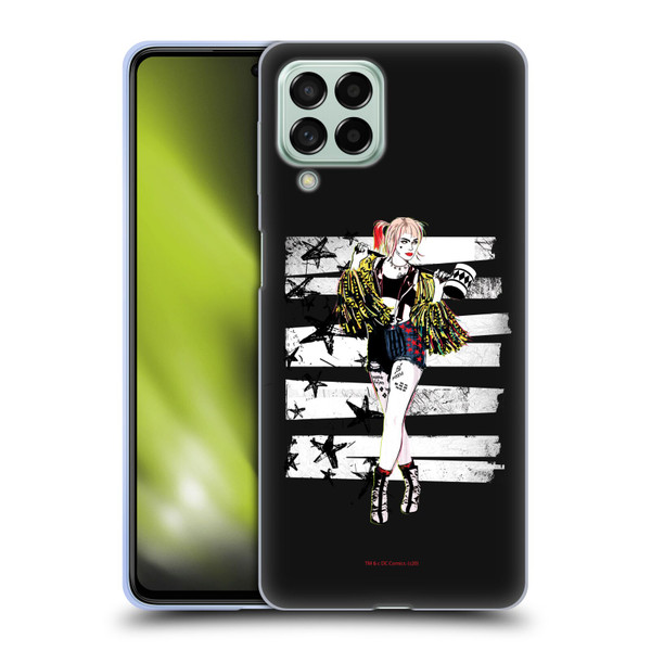 Birds of Prey DC Comics Harley Quinn Art Strut Soft Gel Case for Samsung Galaxy M53 (2022)
