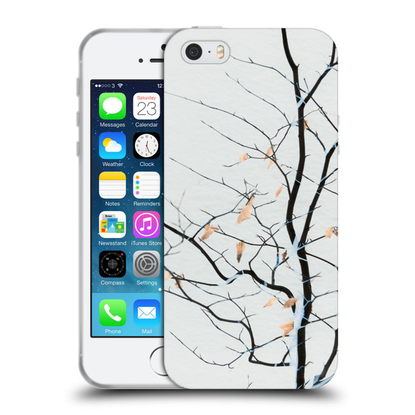 Dorit Fuhg Forest White Soft Gel Case for Apple iPhone 5 / 5s / iPhone SE 2016