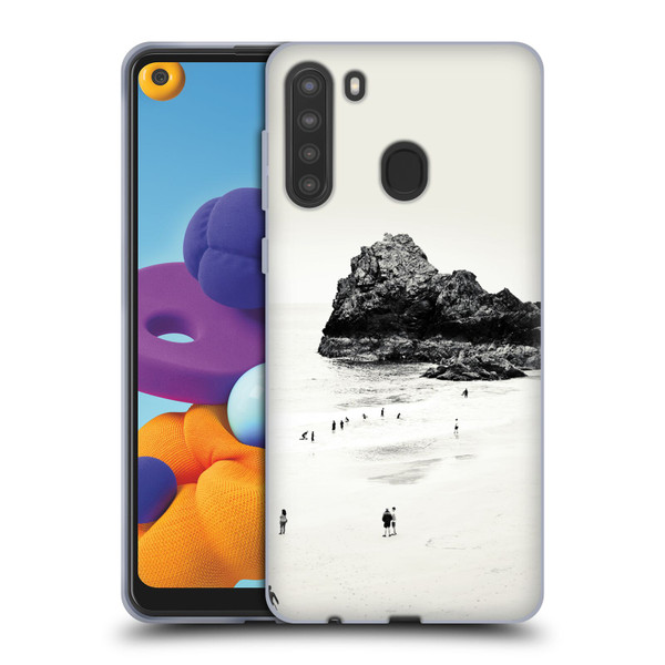 Dorit Fuhg Travel Stories Cornwall Beach Life Soft Gel Case for Samsung Galaxy A21 (2020)