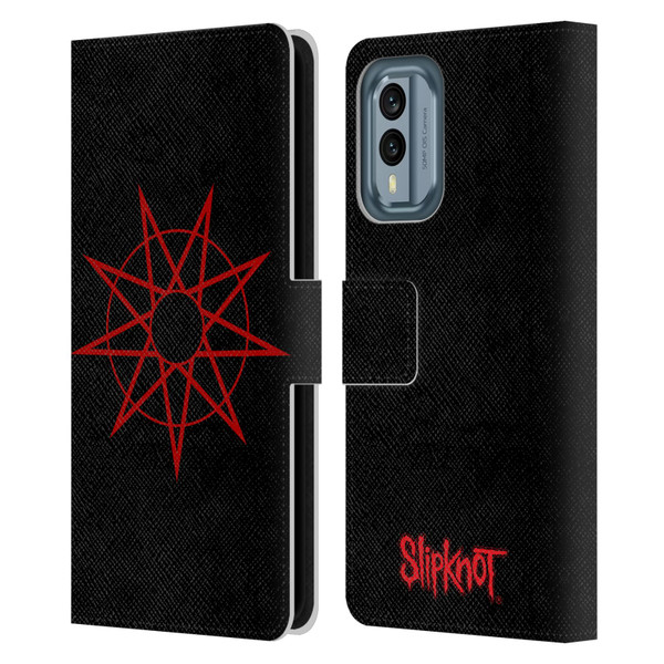Slipknot Key Art Nanogram Leather Book Wallet Case Cover For Nokia X30