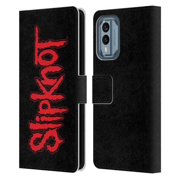 Slipknot Key Art Text Leather Book Wallet Case Cover For Nokia X30