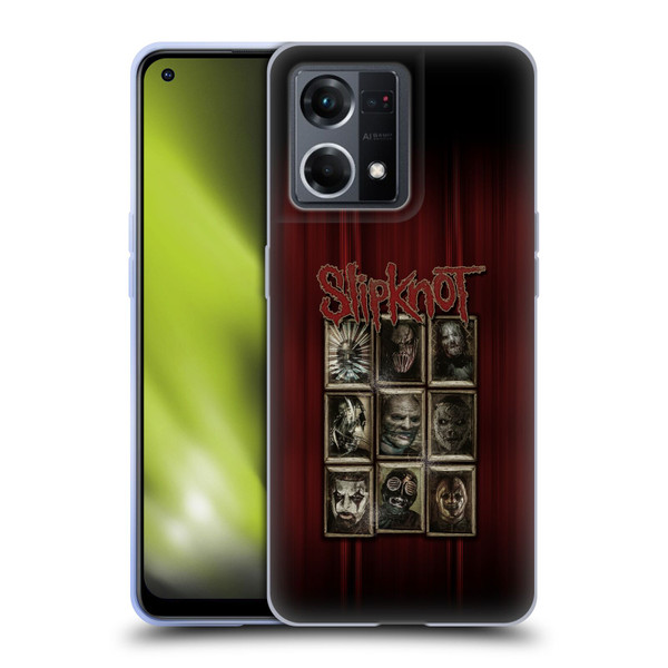 Slipknot Key Art Covered Faces Soft Gel Case for OPPO Reno8 4G